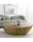 SUNPAN Kinsley Wooden Hand Round Coffee Table