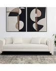 SUNPAN Kira Fabric Modern Styled Sofa