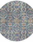 LOOMLAN Rugs Knotra Blue Washable Indoor-Outdoor Rug