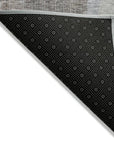 LOOMLAN Rugs Kyra Brown Washable Indoor-Outdoor Rug