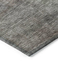 LOOMLAN Rugs Kyra Brown Washable Indoor-Outdoor Rug