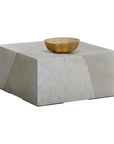 Kyson Coffee Table Silver Modern Concrete - LOOMLAN - SUNPAN - Outdoor Coffee Tables