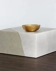 Kyson Coffee Table Silver Modern Concrete - LOOMLAN - SUNPAN - Outdoor Coffee Tables