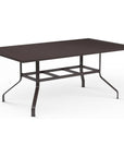 La Jolla Aluminum Outdoor Dining Table - LOOMLAN - Sunset West - Outdoor Dining Tables