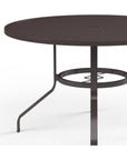 La Jolla Aluminum Round Outdoor Dining Table - LOOMLAN - Sunset West - Outdoor Dining Tables