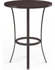 La Jolla Aluminum Round Outdoor Pub Table - LOOMLAN - Sunset West - Outdoor Counter Tables