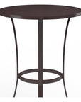 La Jolla Aluminum Round Outdoor Pub Table - LOOMLAN - Sunset West - Outdoor Counter Tables