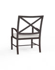 La Jolla Sunbrella Outdoor Dining Chair 2PC - LOOMLAN - Sunset West - Outdoor Dining Chairs