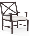 La Jolla Sunbrella Outdoor Dining Chair 2PC - LOOMLAN - Sunset West - Outdoor Dining Chairs