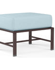La Jolla Sunbrella Outdoor Ottoman - LOOMLAN - Sunset West - Outdoor Ottomans
