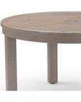 Laguna Aluminum Round Outdoor Dining Table - LOOMLAN - Sunset West - Outdoor Dining Tables