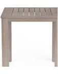 Laguna Aluminum Square Outdoor Pub Table - LOOMLAN - Sunset West - Outdoor Counter Tables