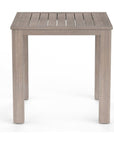 Laguna Aluminum Square Outdoor Pub Table - LOOMLAN - Sunset West - Outdoor Counter Tables