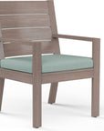 Laguna Sunbrella Outdoor Dining Armchair 2PC - LOOMLAN - Sunset West - Outdoor Dining Chairs