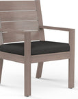 Laguna Sunbrella Outdoor Dining Armchair 2PC - LOOMLAN - Sunset West - Outdoor Dining Chairs