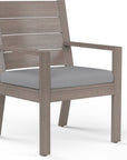 Laguna Sunbrella Outdoor Dining Armchair 2PC - LOOMLAN - Sunset West - Outdoor Dining Chairs