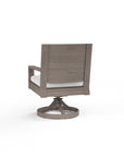 Laguna Swivel Outdoor Dining Chair 2PC - LOOMLAN - Sunset West - Outdoor Dining Chairs