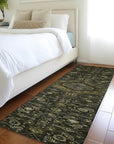 LOOMLAN Rugs Lamoria Gray Washable Indoor-Outdoor Rug