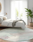 Lanariyah Blue Washable Indoor - Outdoor Rug - LOOMLAN - LOOMLAN Rugs - Outdoor Rugs