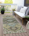 LOOMLAN Rugs Lani Beige Washable Indoor-Outdoor Rug