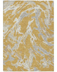 LOOMLAN Rugs Lani Gold Washable Indoor-Outdoor Rug