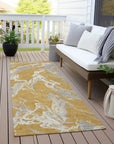LOOMLAN Rugs Lani Gold Washable Indoor-Outdoor Rug