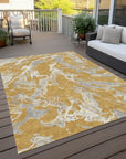 LOOMLAN Rugs Lani Gold Washable Indoor-Outdoor Rug