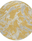 LOOMLAN Rugs Lani Gold Washable Indoor-Outdoor Rug