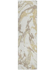 LOOMLAN Rugs Lani Ivory Washable Indoor-Outdoor Rug