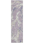 LOOMLAN Rugs Lani Purple Washable Indoor-Outdoor Rug