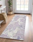 LOOMLAN Rugs Lani Purple Washable Indoor-Outdoor Rug