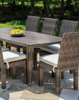 Largo 86" Rectangular Dining Table All Weather Wicker - LOOMLAN - Lloyd Flanders - Outdoor Dining Tables