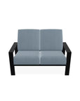 Larssen Deep Cushion Loveseat Durable Aluminum - LOOMLAN - Telescope - Outdoor Modulars