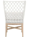Essentials For Living Lattis Outdoor Wing Chair Rope & Teak Wood
