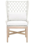 Essentials For Living Lattis Outdoor Wing Chair Rope & Teak Wood