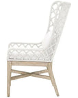Essentials For Living Lattis Outdoor Wing Chair Rope & Teak Wood