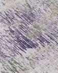 LOOMLAN Rugs Laurisse Purple Washable Indoor-Outdoor Rug