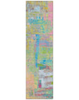 LOOMLAN Rugs Lavara Pink Washable Indoor-Outdoor Rug