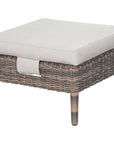 Seasonal Living Leeward Ottoman - Grey Outdoor Ottoman