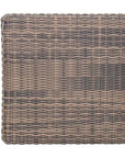 Seasonal Living Leeward Ottoman - Grey Outdoor Ottoman