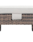 Seasonal Living Leeward Ottoman - Grey Outdoor Ottoman