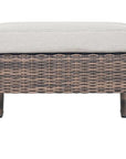 Seasonal Living Leeward Ottoman - Grey Outdoor Ottoman
