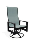 Leeward Supreme Swivel Rocker Marine Grade Polymer Arms - LOOMLAN - Telescope - Outdoor Accent Chairs