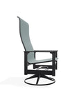 Leeward Supreme Swivel Rocker Marine Grade Polymer Arms - LOOMLAN - Telescope - Outdoor Accent Chairs