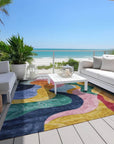 LOOMLAN Rugs Leo Green Washable Indoor-Outdoor Rug