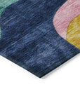 LOOMLAN Rugs Leo Green Washable Indoor-Outdoor Rug