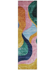 LOOMLAN Rugs Leo Green Washable Indoor-Outdoor Rug