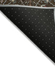 LOOMLAN Rugs Leon Brown Washable Indoor-Outdoor Rug