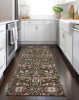 LOOMLAN Rugs Leon Brown Washable Indoor-Outdoor Rug