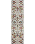 LOOMLAN Rugs Leon Ivory Washable Indoor-Outdoor Rug